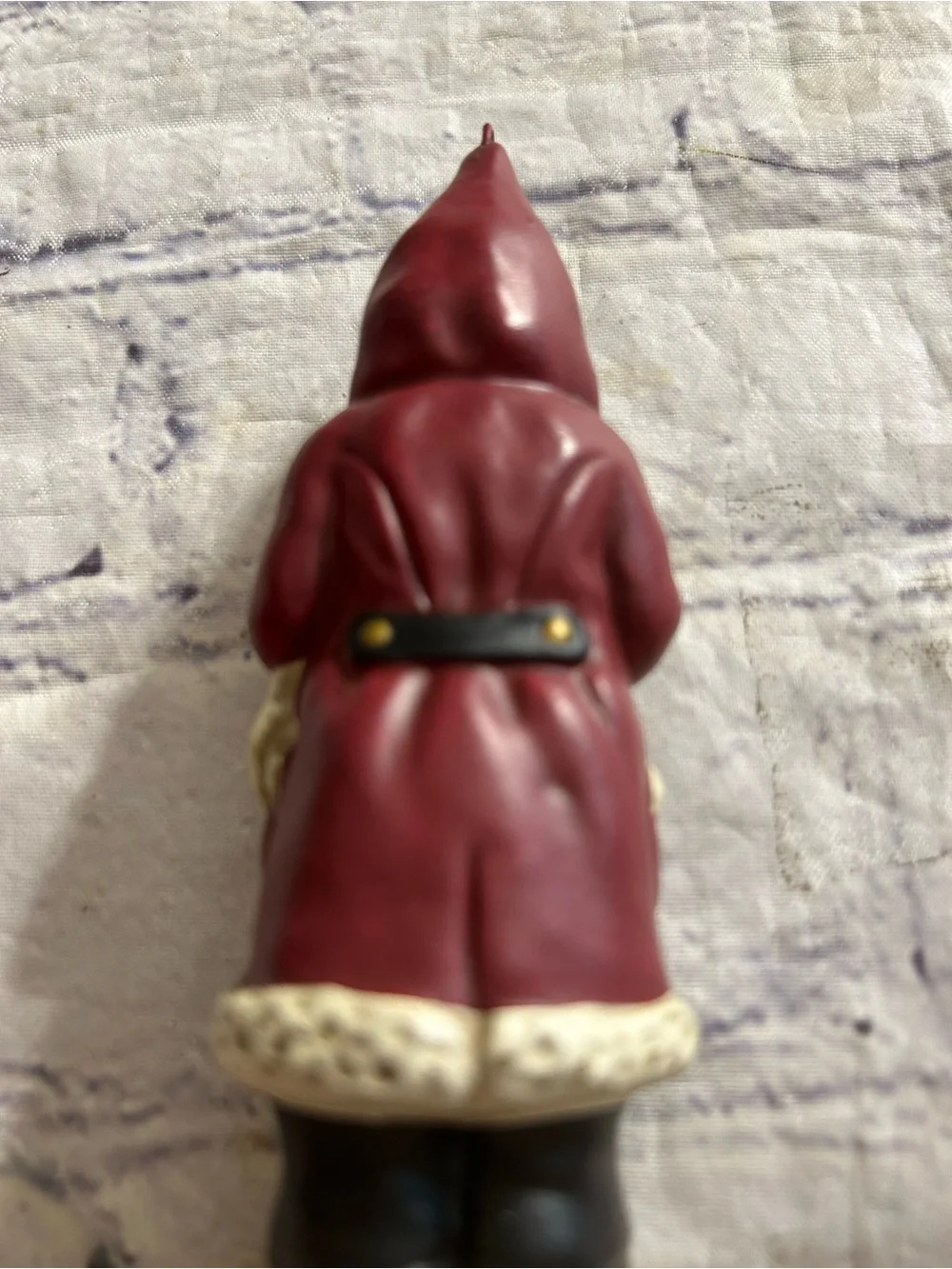VTG SANTA CLAUS HOLDING CAT & CLOWN WITH 1890 ON BASE CHRISTMAS EVE (1983) KOREA